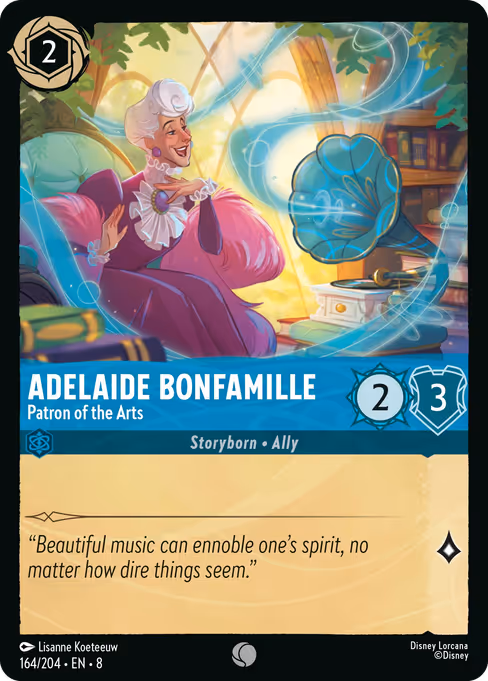 Adelaide Bonfamille - Patron of the Arts