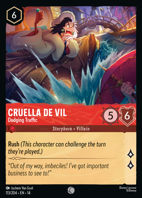 Cruella De Vil — Dodging Traffic