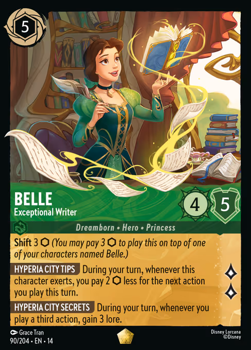Belle — Exceptional Writer
