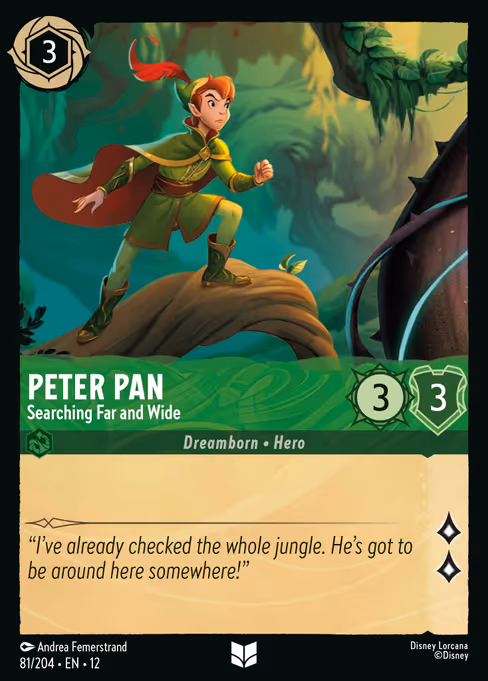 Peter Pan Searching Far and Wide