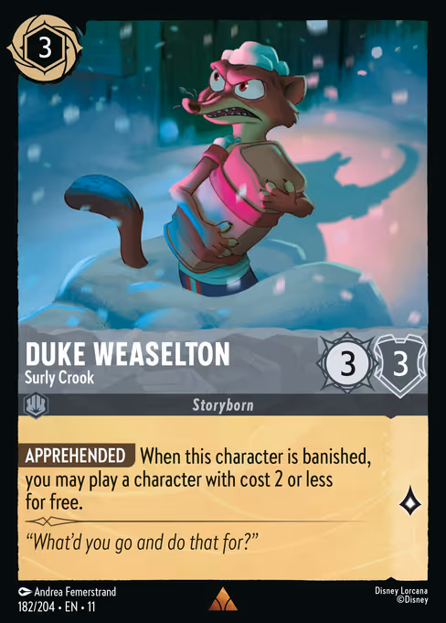 Duke Weaselton - Surly Crook