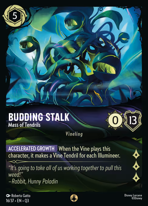 Budding Stalk — Mass of Tendrils