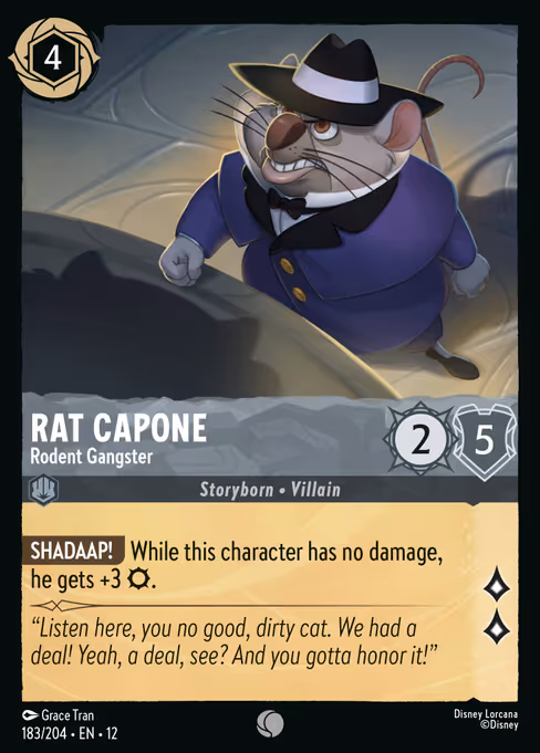 Rat Capone Rodent Gangster
