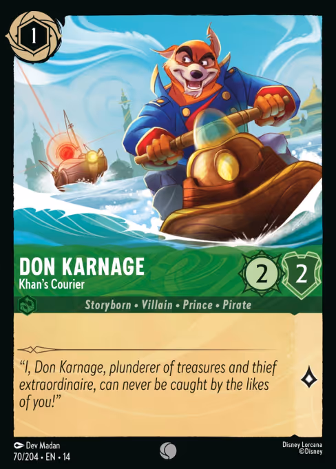 Don Karnage — Khan's Courier