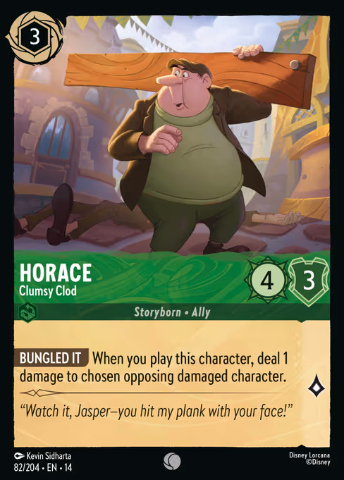 Horace — Clumsy Clod