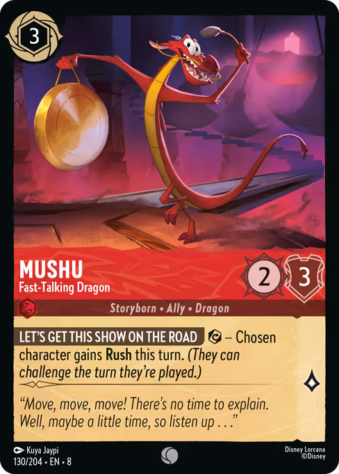 Mushu - Fast-Talking Dragon