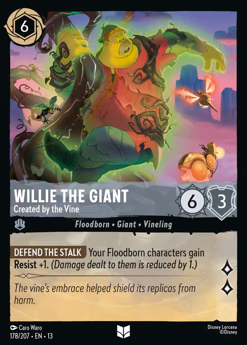 Willie The Giant - Created by the Vine