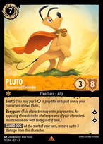 Pluto Lorcana card