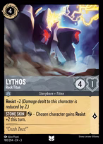 Lythos Lorcana card
