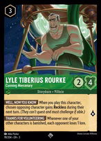Lyle Tiberius Rourke Lorcana card