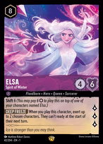 Elsa Lorcana card