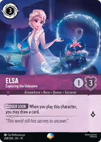 Elsa Lorcana card