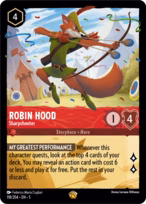 Robin Hood Lorcana card
