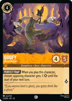 Goofy Lorcana card