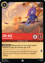 Cri-Kee Lorcana card
