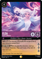 Elsa Lorcana card