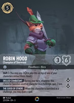 Robin Hood Lorcana card