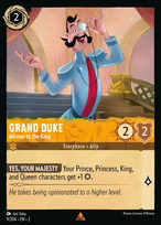 Grand Duke Lorcana card