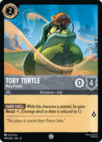 Toby Turtle Lorcana card