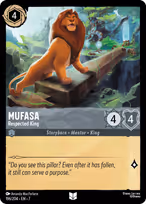 Mufasa Lorcana card