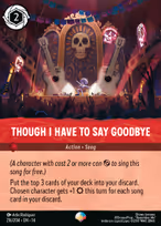 Though I Have to Say Goodbye