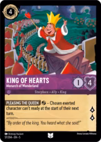 King of Hearts Lorcana card