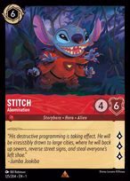 Stitch Lorcana card