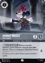 Minnie Mouse Lorcana card
