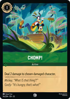 Chomp! Lorcana card