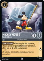 Mickey Mouse Lorcana card