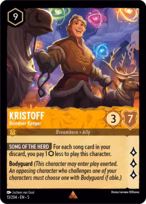 Kristoff Lorcana card