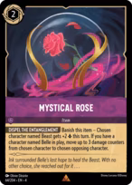 Mystical Rose Lorcana card