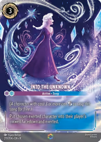 Into the Unknown Lorcana card