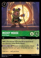 Mickey Mouse Lorcana card