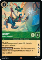 Goofy Lorcana card