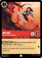 Mulan Lorcana card