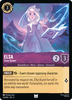 Elsa Lorcana card