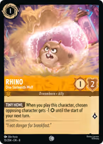 Rhino Lorcana card