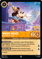 Minnie Mouse Lorcana card