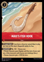 Maui's Fish Hook Lorcana card