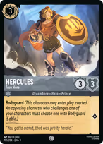 Hercules Lorcana card