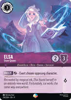 Elsa Lorcana card