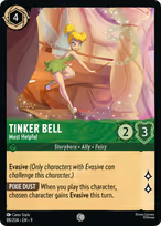 Tinker Bell Lorcana card