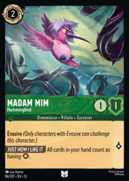 Madam Mim - Hummingbird