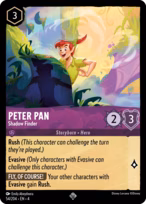 Peter Pan Lorcana card