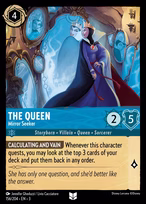 The Queen Lorcana card