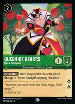 Queen of Hearts Lorcana card
