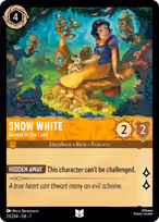 Snow White Lorcana card