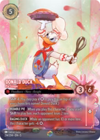 Donald Duck Lorcana card