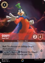 Goofy Lorcana card